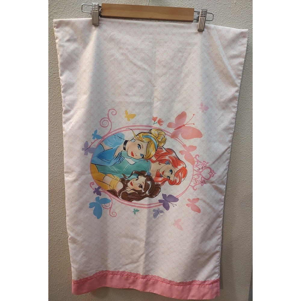 Disney Jumping Beans Princess Pillow Case Ariel Cinderella Bell Rapunzel A1